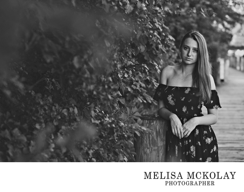 Mood | BW High School Senior Portrait Photography | TC