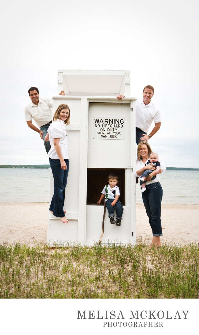 On Guard | Unique Family Portraits | Lake Charlevoix   